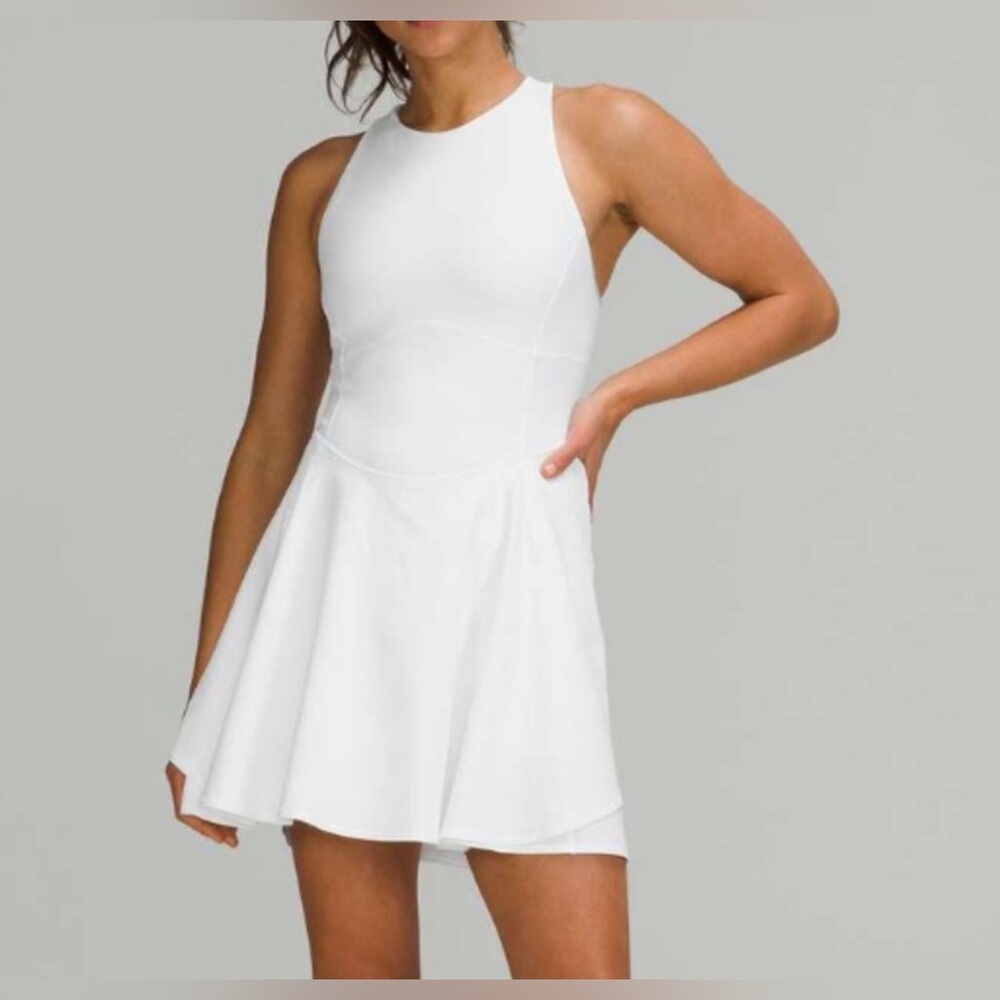 Lululemon Court Crush Tennis/Golf Dress‎ - White Sz 10